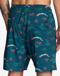 4 VA Elastic - Short de bain pour Homme Blanc AVYBS00147 RVCA