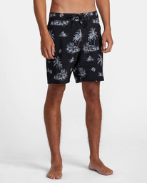 9 Benjamin Jeanjean - Swim Shorts for Men Black AVYBS00323 RVCA