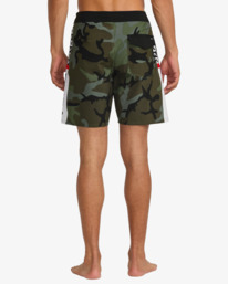 3 Apex 2 Trunk - Boardshort da 18” da Uomo Green AVYBS00352 RVCA