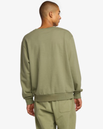 3 Va Essential - Sudadera de cuello redondo para hombre  AVYFT00331 RVCA
