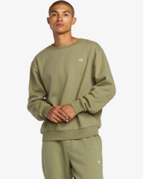 2 Va Essential - Sudadera de cuello redondo para hombre  AVYFT00331 RVCA