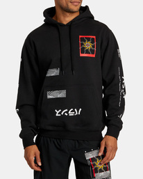 0 Black Sun - Sudadera con capucha para Hombre Negro AVYFT00365 RVCA