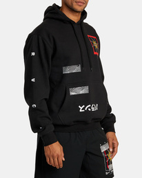 4 Black Sun - Sudadera con capucha para Hombre Negro AVYFT00365 RVCA