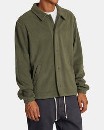 4 Downtown - Corduroy Shirt for Men Green AVYFT00376 RVCA