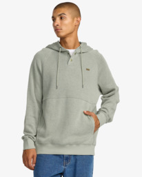 2 Port - Sudadera con capucha para hombre Negro AVYFT00382 RVCA
