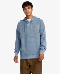 2 Port - Sweatshirt com capuz para homem Azul AVYFT00382 RVCA