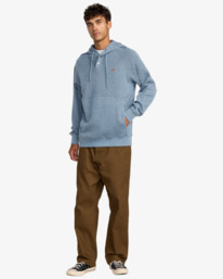 5 Port - Sweatshirt com capuz para homem Azul AVYFT00382 RVCA