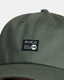 6 ANP Daily - Casquette strapback pour Homme Vert AVYHA00406 RVCA