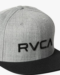 2 RVCA Twill - Snapback-Cap für Männer Gelb AVYHA00457 RVCA