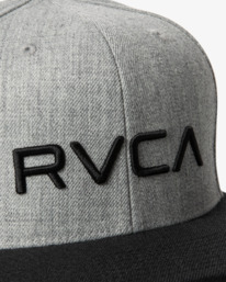 5 RVCA Twill - Snapback-Cap für Männer Gelb AVYHA00457 RVCA