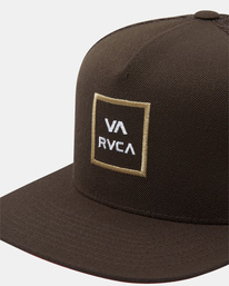5 VA All The Way - Trucker Cap for Men Brown AVYHA00464 RVCA