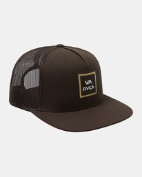4 VA All The Way - Trucker Cap for Men Brown AVYHA00464 RVCA