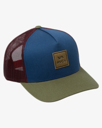 3 VA Atw - Casquette trucker pour Homme Vert AVYHA00465 RVCA