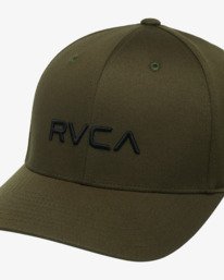 2 RVCA Flex Fit - Flexfit® Cap for Men Green AVYHA00477 RVCA