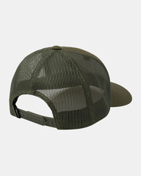 1 VA Station - Trucker Cap for Men Green AVYHA00512 RVCA