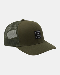 2 VA Station - Trucker Cap for Men Green AVYHA00512 RVCA