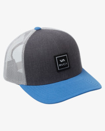 3 VA Station - Trucker Cap for Men Gray AVYHA00512 RVCA