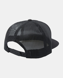 3 Platform - Trucker Cap for Men Black AVYHA00600 RVCA