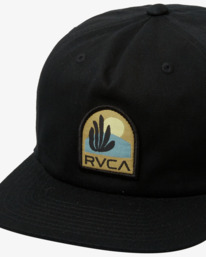 5 Paper Cuts - Snapback Cap for Men Black AVYHA00637 RVCA