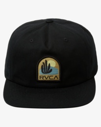 2 Paper Cuts - Snapback Cap for Men Black AVYHA00637 RVCA