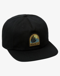 3 Paper Cuts - Snapback Cap for Men Black AVYHA00637 RVCA