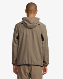 3 Yogger Ii - Chaqueta con capucha y cremallera para hombre Multi AVYJK00123 RVCA