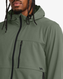 4 VA Sport Yogger - Giacca a vento da Uomo Green AVYJK00123 RVCA