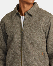 2 Pisco - Chaqueta en mezcla de lana para Hombre Marron AVYJK00185 RVCA