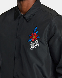 6 BERT KRAK JACKET Schwarz AVYJK00241 RVCA