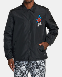 0 BERT KRAK JACKET Schwarz AVYJK00241 RVCA