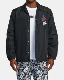 5 BERT KRAK JACKET Schwarz AVYJK00241 RVCA