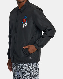 3 BERT KRAK JACKET Schwarz AVYJK00241 RVCA