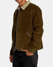 5 Surplus   - Chaqueta Acolchada  para Hombre Marron AVYJK00262 RVCA