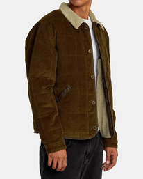 6 Surplus   - Puffer Jacket for Men Brown AVYJK00262 RVCA