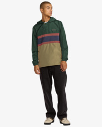 5 Meyer - Verstaubarer Anorak für Männer Grün AVYJK00264 RVCA