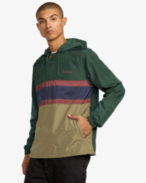 4 Meyer - Verstaubarer Anorak für Männer Grün AVYJK00264 RVCA