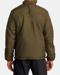 2 Reversable - Steppjacke für Männer Grün AVYJK00275 RVCA