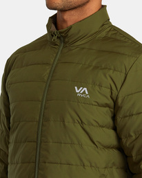 1 Reversable - Puffer Jacket for Men Green AVYJK00275 RVCA