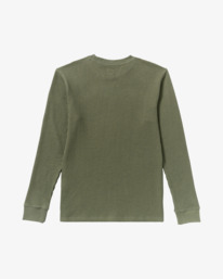 1 Recession Collection Day Shift - Top térmico de manga comprida para Homem Verde AVYKT00104 RVCA