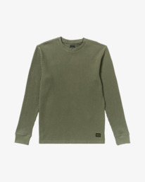 0 Recession Collection Day Shift - Top térmico de manga comprida para Homem Verde AVYKT00104 RVCA