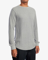 5 Recession Collection Day Shift - Long Sleeve Thermal Top for Men Green AVYKT00104 RVCA