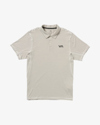0 VA Sport Vent - Technical Polo Shirt for Men Grey AVYKT00305 RVCA