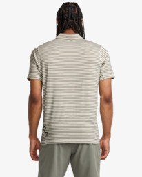 3 VA Sport Vent - Technical Polo Shirt for Men Grey AVYKT00305 RVCA