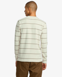 3 Day Shift Thermal Stripe - Long Sleeve Thermal Top for Men Blue AVYKT00316 RVCA