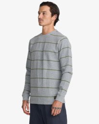 3 Day Shift Thermal Stripe Gris AVYKT00316 RVCA