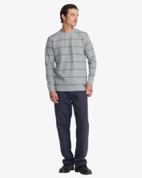 4 Day Shift Thermal Stripe Gris AVYKT00316 RVCA