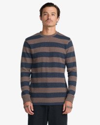 0 Day Shift Thermal Stripe Brown AVYKT00316 RVCA