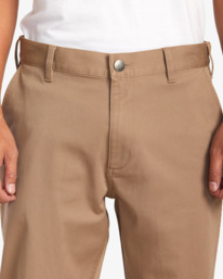 7 The Weekend Stretch - Hose mit Straight Fit für Männer Grau AVYNP00178 RVCA