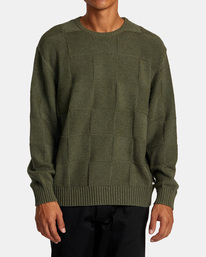 0 Hi Grade Boro - Pull pour Homme Vert AVYSW00126 RVCA