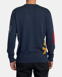 1 BRANDED CREW SWEATER  AVYSW00131 RVCA